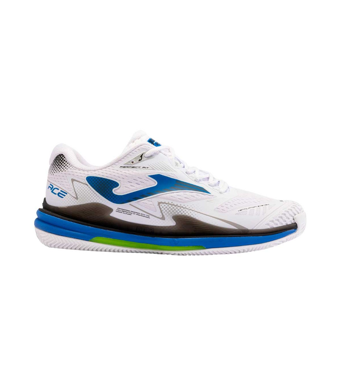 Joma Tenis Para Hombre, 11.5, Blanco, 10,5